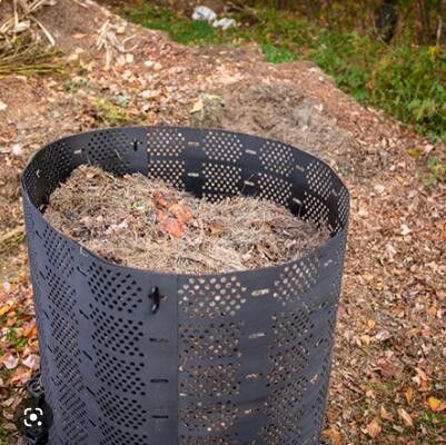 Large Household Expandable HDPE Presto Compost Bin Black